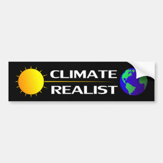 Klimaatrealist Bumpersticker