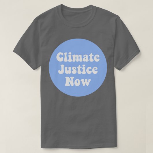 Klimaatrechtvaardigheid nu2 t-shirt (Design voorkant)