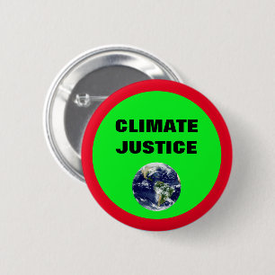 Klimaatrechtvaardigheid - nu actie ondernemen (pro ronde button 5,7 cm