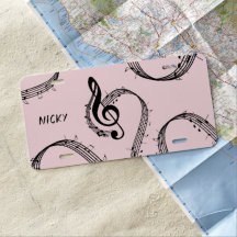 Klimaatroze G Clef Music Pink