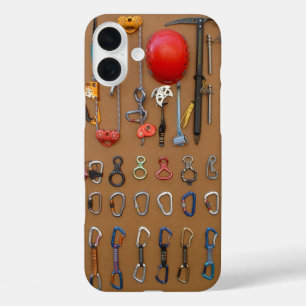 Klimaatuitrusting — Bergklimloopwerk iPhone 16 Plus Hoesje