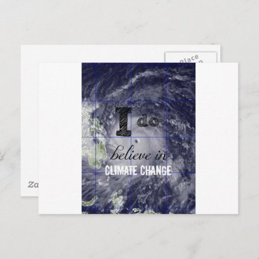 Klimaatverandering Briefkaart (Voorkant / Achterkant)