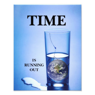 Klimaatverandering Foto Afdruk