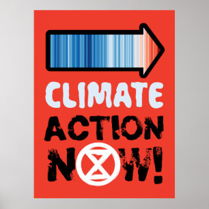 Klimaatverandering Groot Poster