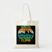 Klimaatverandering het beste uitzicht komt na de d tote bag (Voorkant)