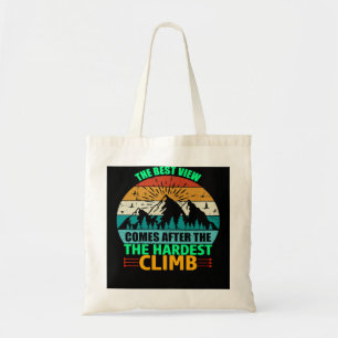Klimaatverandering het beste uitzicht komt na de d tote bag