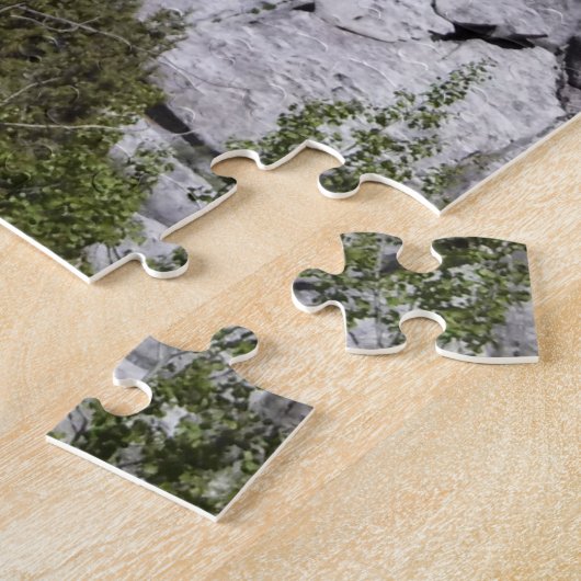 Klimaatverandering in het nationale reservaat van  legpuzzel (Zijkant)