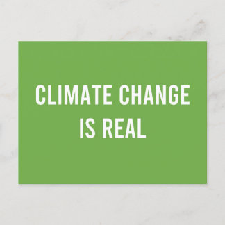 Klimaatverandering is echt briefkaart