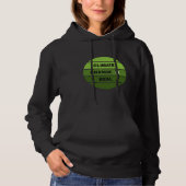 Klimaatverandering is echt milieubewustzijn hoodie (Voorkant)