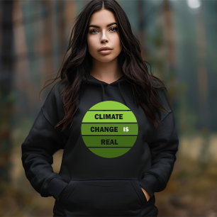 Klimaatverandering is echt milieubewustzijn hoodie