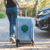 Klimaatverandering is echt milieubewustzijn sticker (Koffer Insitu)