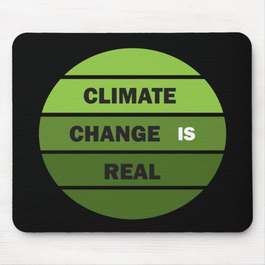 klimaatverandering is echt muismat (Voorkant)