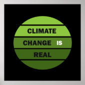 klimaatverandering is echt poster (Voorkant)