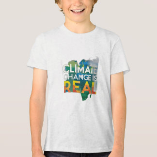 Klimaatverandering is echt Tri-Blend shirt