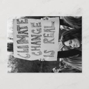 Klimaatverandering is een echt Briefkaart