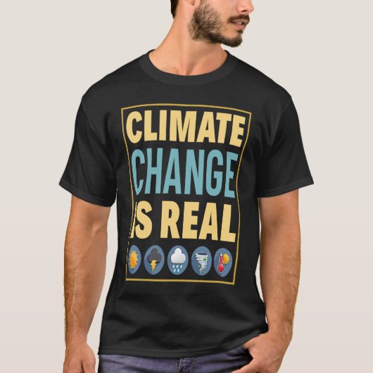 Klimaatverandering is een echte redding van het mi t-shirt (Voorkant)