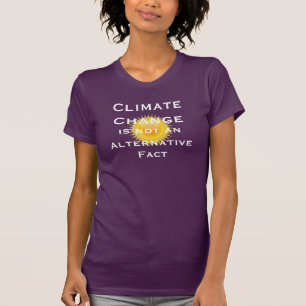 "Klimaatverandering is geen alternatief feit" T-shirt