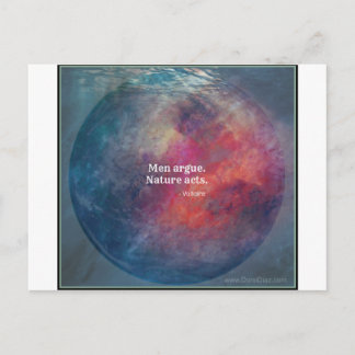 Klimaatverandering: "Mannen schurk - Natuur wetten Briefkaart