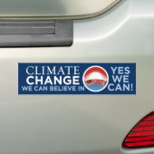 Klimaatverandering - Obama Parody Bumpersticker (Op auto)