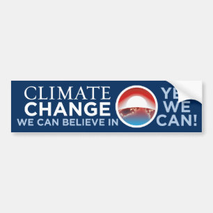 Klimaatverandering - Obama Parody Bumpersticker