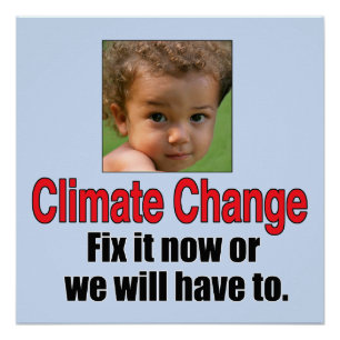 Klimaatverandering Perfect Poster