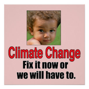Klimaatverandering Perfect Poster