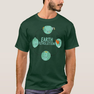 Klimaatverandering revolutie in de opwarming van d t-shirt