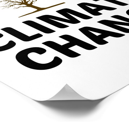 KLIMAATVERANDERING STOP POSTER (Hoek)