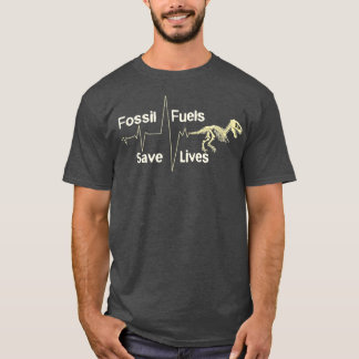 Klimaatverandering tegengaan Antissocialisme Fossi T-shirt
