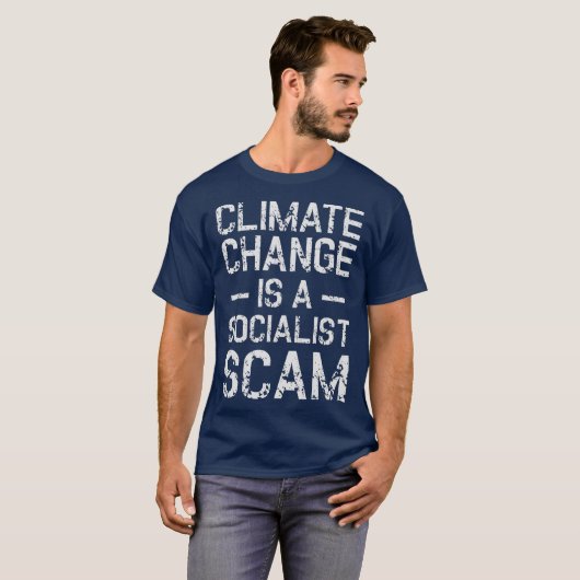 Klimaatverandering tegengaan Antissocialisme Klima T-shirt (Voorkant volledig)