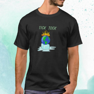 Klimaatverandering tegengaan door opwarming van de t-shirt