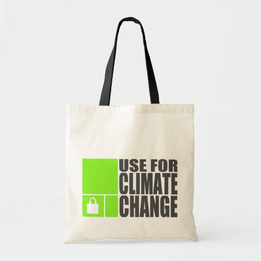 Klimaatverandering Tote Bag (Voorkant)