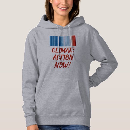 Klimaatverandering van de wereldwijde opwarming hoodie (Voorkant)