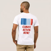 Klimaatverandering van de wereldwijde opwarming va t-shirt (Achterkant volledig)