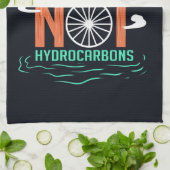 Klimaatverandering Verbrand koolhydraten Niet Kool Theedoek (Gevouwen)