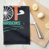 Klimaatverandering Verbrand koolhydraten Niet Kool Theedoek (Quarter Fold)