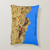 Klimaatverandering zorgt voor het milieu accent kussen (Achterkant (Verticaal))