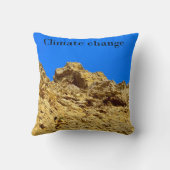 Klimaatverandering zorgt voor het milieu kussen (Achterkant)