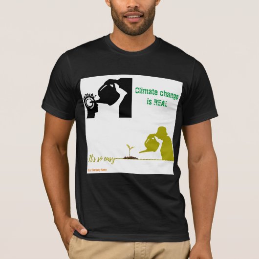 Klimaatveranderingsbewustzijn T-shirt - Klimaatver (Voorkant)