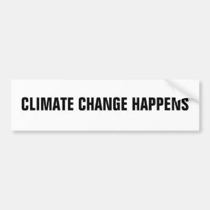 KLIMAATVERANDERINGSGEBEURTENISSEN BUMPERSTICKER