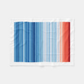 Klimaatveranderingsomgeving van Global Warming Str Fleece Deken (Voorkant (Horizontaal))
