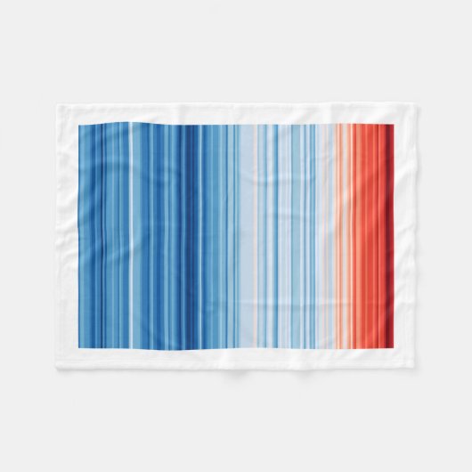 Klimaatveranderingsomgeving van Global Warming Str Fleece Deken (Voorkant (Horizontaal))