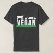 Klimaatveranderingsplan inzake vegetarische dieren t-shirt (Design voorkant)