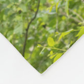 Klimboom met zwarte Beren Fleece Deken (Hoek)