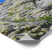 Klimer Nears Summit of Devils Tower, Wyoming Poster (Hoek)