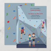 Klimfeest Uitnodiging (Voorkant / Achterkant)