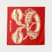 klimharnas wandkleed (Voorkant (horizontaal))