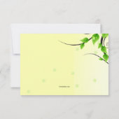 Klimietreactiekaart RSVP Kaartje (Achterkant)