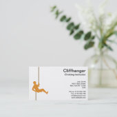 Klimiterinstructeur voor de Robe Visitekaartje (Staand voorkant)