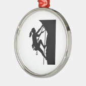 Klimmeisje Metalen Ornament (Links)